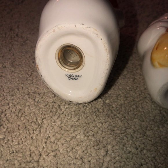 King May China Salt & Pepper Shaker Set Halloween Ghost‎ Pumpkin - Picture 11 of 12